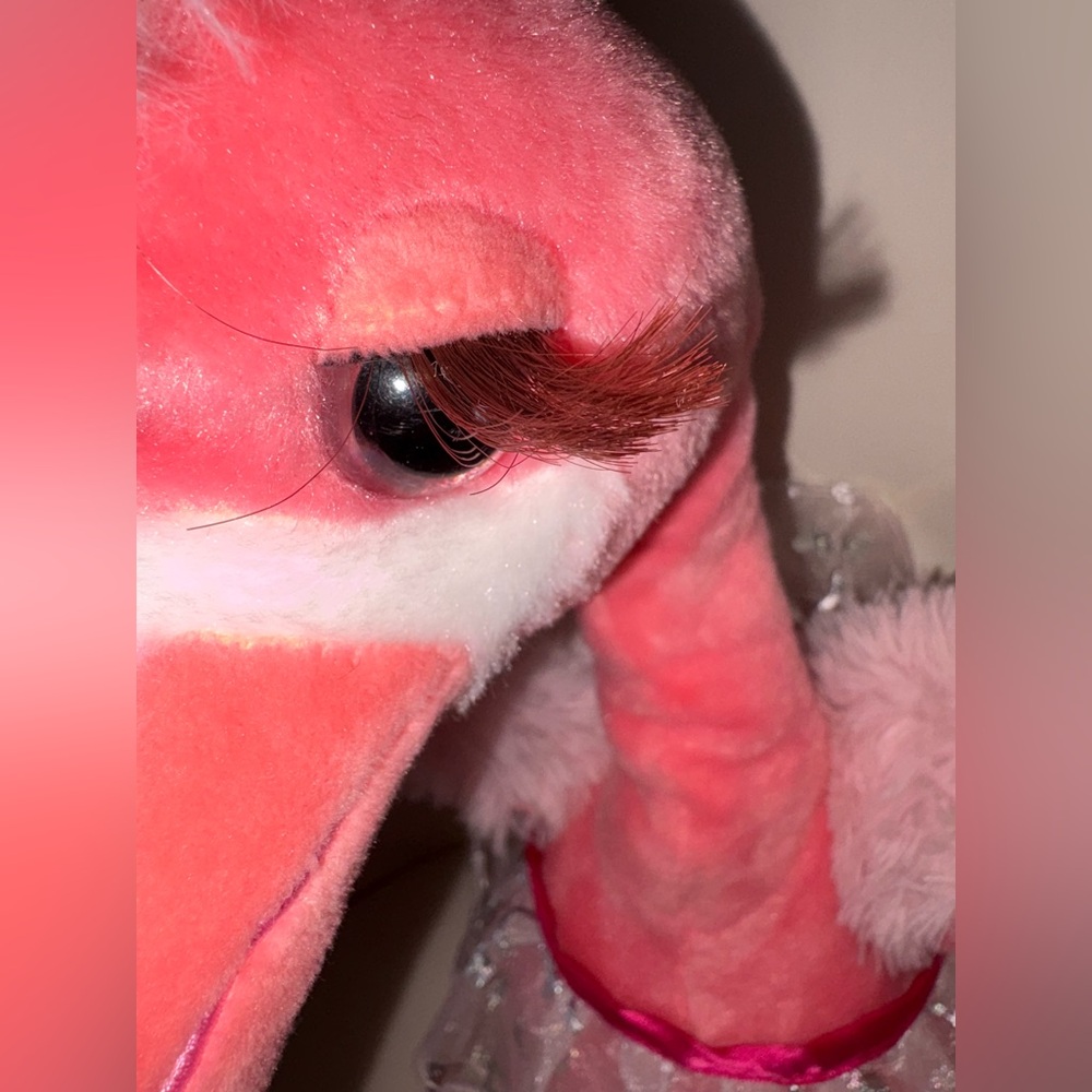Pink Flamingo Dancing Plush Toy with Tutu Watch Video - Picture 13 of 16